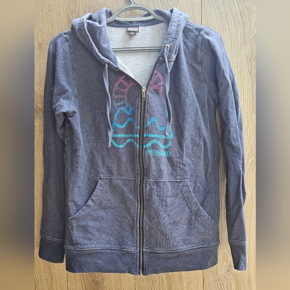 Patagonia Dark Blue Full-Zip Hoodie - Picture 2 of 4